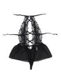 Subblime - Teddy Halter Neck Bare Back Lace Black S/M