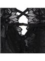 Subblime - Body in Pizzo Nero con Scollo Halter e Schiena Nuda L/XL