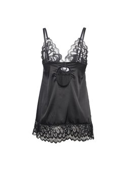 Subblime - Babydoll With Floral Print Chest Black L/Xl