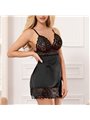 Subblime - Babydoll With Floral Print Chest Black L/Xl