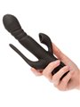 Calexotics Triple Euphoria - Vibratore Rabbit in Silicone Triplo Orgasmo Nero