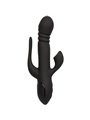 Calexotics Triple Euphoria - Vibratore Rabbit in Silicone Triplo Orgasmo Nero