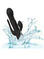 Calexotics Triple Euphoria - Vibratore Rabbit in Silicone Triplo Orgasmo Nero