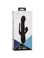Calexotics Triple Euphoria - Vibratore Rabbit in Silicone Triplo Orgasmo Nero