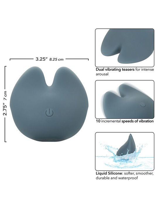 Calexotics Mod Curve - Massaggiatore Intimo in Silicone Liquido Blu