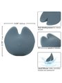 Calexotics Mod Curve - Massaggiatore Intimo in Silicone Liquido Blu