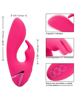 Calexotics - So. Cal Sunshine Vibrator Rabbit Fuchsia By California Dreaming