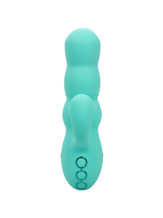 Calexotics Del Mar Diva - Vibratore Rabbit con Funzione Up & Down Verde Acqua