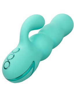 Calexotics Del Mar Diva - Vibratore Rabbit con Funzione Up & Down Verde Acqua