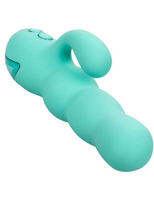 Calexotics Del Mar Diva - Vibratore Rabbit con Funzione Up & Down Verde Acqua