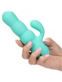 Calexotics Del Mar Diva - Vibratore Rabbit con Funzione Up & Down Verde Acqua