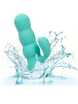 Calexotics Del Mar Diva - Vibratore Rabbit con Funzione Up & Down Verde Acqua
