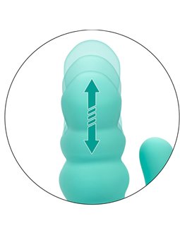 Calexotics Del Mar Diva - Vibratore Rabbit con Funzione Up & Down Verde Acqua