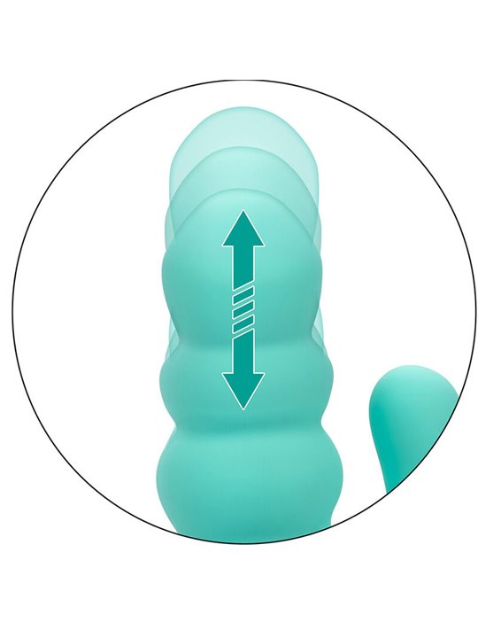 Calexotics Del Mar Diva - Vibratore Rabbit con Funzione Up & Down Verde Acqua