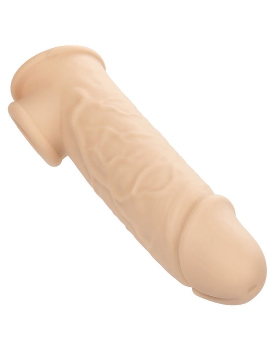 Calexotics Performance Maxx - Dildo Cavo Estensore per Pene 18,5 Cm Beige