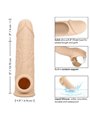 Calexotics Performance Maxx - Dildo Cavo Estensore per Pene 18,5 Cm Beige