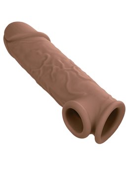 Calexotics Performance Maxx - Dildo Cavo Estensore per Pene 18,5 Cm Marrone