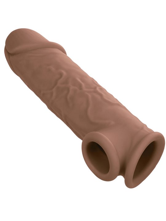 Calexotics Performance Maxx - Dildo Cavo Estensore per Pene 18,5 Cm Marrone