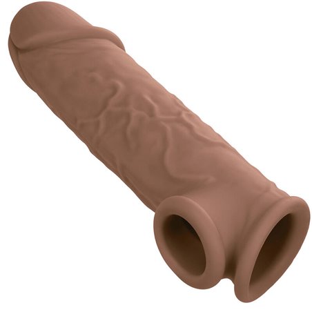 Calexotics Performance Maxx - Dildo Cavo Estensore per Pene 18,5 Cm Marrone