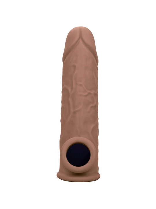 Calexotics Performance Maxx - Dildo Cavo Estensore per Pene 18,5 Cm Marrone
