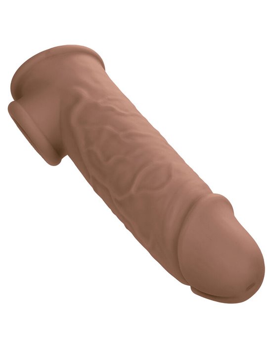 Calexotics Performance Maxx - Dildo Cavo Estensore per Pene 18,5 Cm Marrone