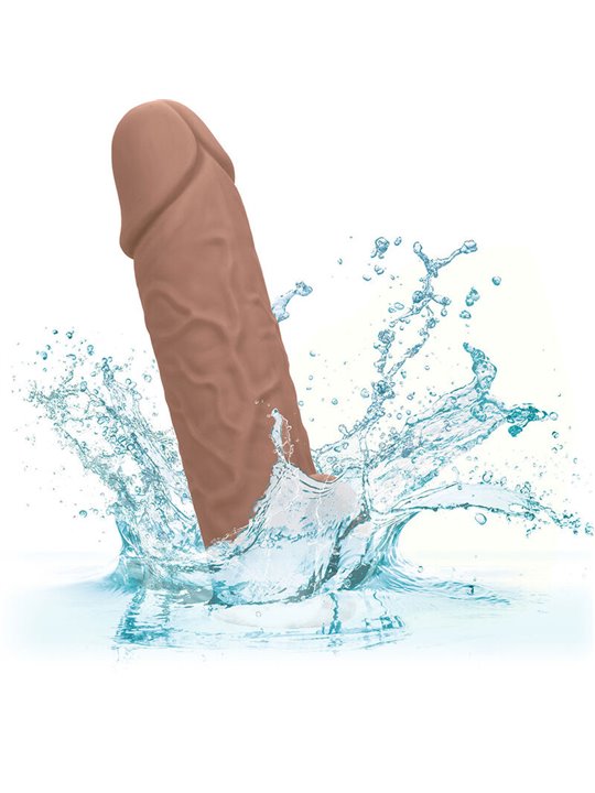 Calexotics Performance Maxx - Dildo Cavo Estensore per Pene 18,5 Cm Marrone