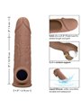 Calexotics Performance Maxx - Dildo Cavo Estensore per Pene 18,5 Cm Marrone