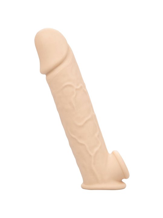 Calexotics Performance Maxx - Dildo Cavo Estensore per Pene 22,25 Cm Beige