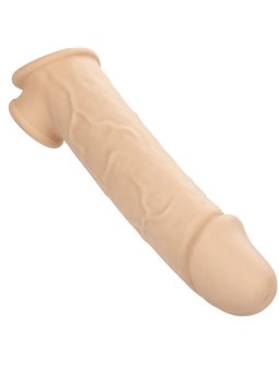 Calexotics Performance Maxx - Dildo Cavo Estensore per Pene 22,25 Cm Beige
