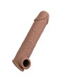 Calexotics Performance Maxx - Dildo Cavo Estensore per Pene 22,25 Cm Marrone