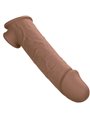 Calexotics Performance Maxx - Dildo Cavo Estensore per Pene 22,25 Cm Marrone
