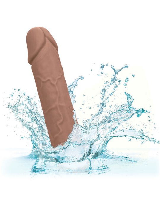 Calexotics Performance Maxx - Dildo Cavo Estensore per Pene 22,25 Cm Marrone