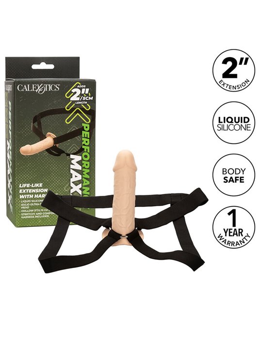 Calexotics - Performance Maxx Life-Like Extension With Harness Light Skin