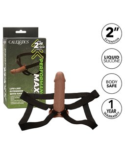 Calexotics - Performance Maxx Life-Like Extension With Harness Brown Skin