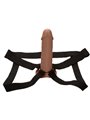 Calexotics - Performance Maxx Life-Like Extension With Harness Brown Skin