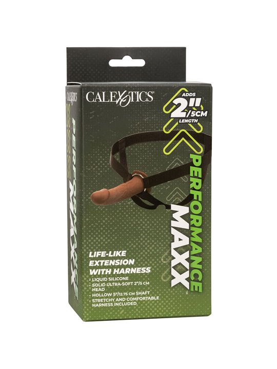 Calexotics - Performance Maxx Life-Like Extension With Harness Brown Skin