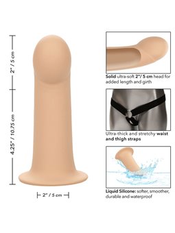 Calexotics Performance Maxx - Dildo Cavo Estensore per Pene 16 Cm Beige