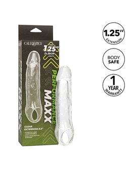 Calexotics Performance Maxx - Dildo Cavo Estensore Pene 17,75 Cm Trasparente