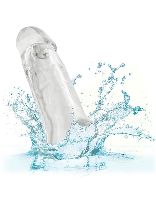 Calexotics Performance Maxx - Dildo Cavo Estensore Pene 23,5 Cm Trasparente