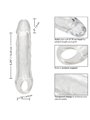 Calexotics Performance Maxx - Dildo Cavo Estensore Pene 23,5 Cm Trasparente
