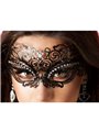 Chilirose CR 3706 - Maschera Nera in Ottone con Strass Taglia Unica