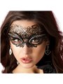 Chilirose CR 3706 - Maschera Nera in Ottone con Strass Taglia Unica