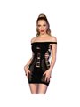 Chilirose CR 4711 - Mini Abito Sexy senza Cuciture Taglia S/M Nero