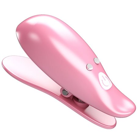 Pretty Love Leaf - Pinze Vibranti per Capezzoli 10 Funzioni - Colore Rosa