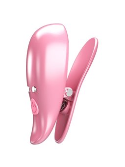 Pretty Love Leaf - Pinze Vibranti per Capezzoli 10 Funzioni - Colore Rosa