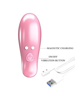 Pretty Love Leaf - Pinze Vibranti per Capezzoli 10 Funzioni - Colore Rosa
