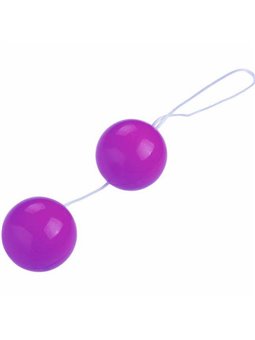 Baile Twins Ball - Palline Anali e Vaginali in Silicone Viola