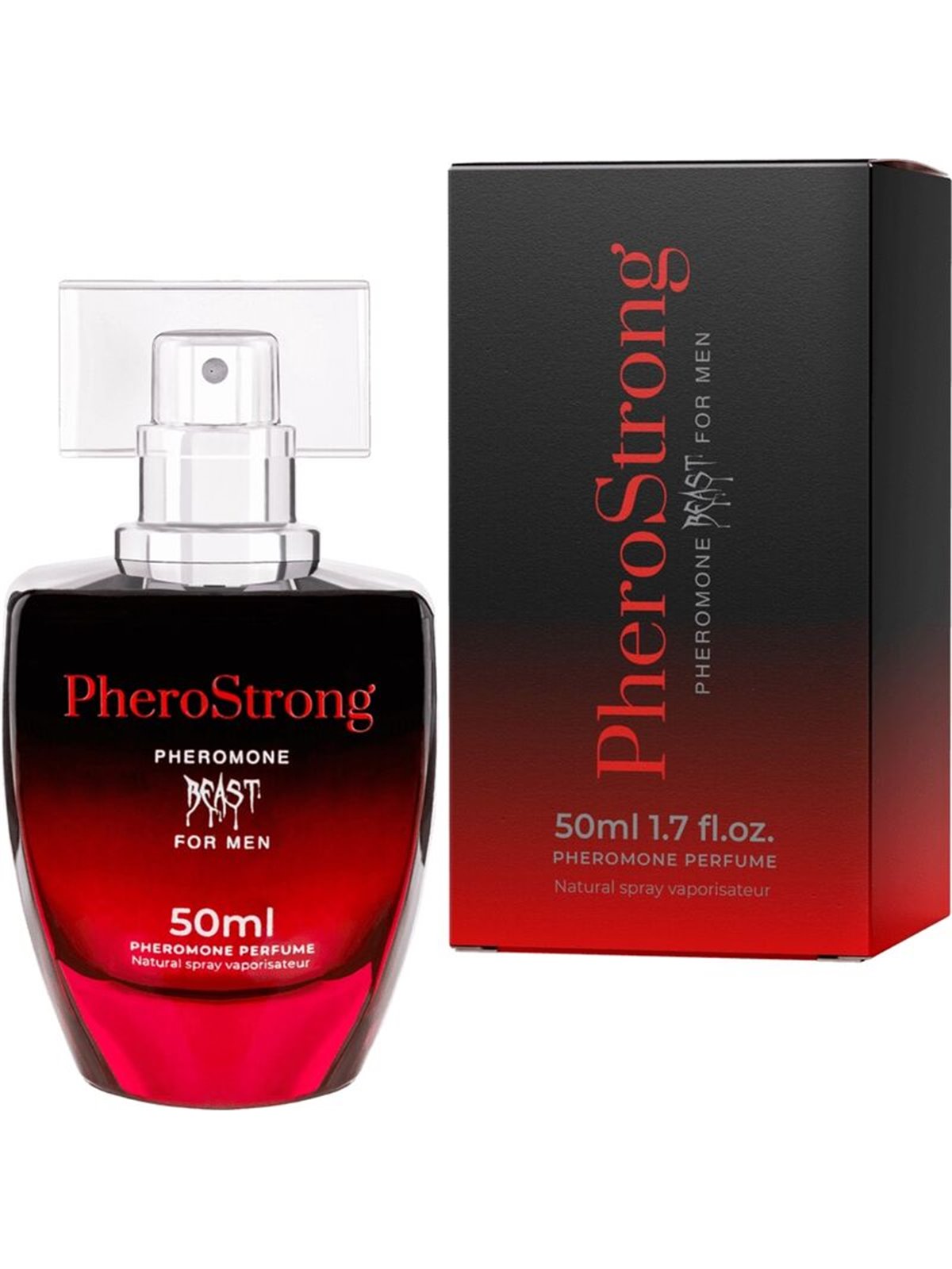 Pherostrong - Pheromone Beast - Profumo ai Feromoni per Uomo 50 ML