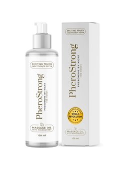 Pherostrong - Pheromone by Night - Olio da Massaggio ai Feromoni per Donna 100 ML