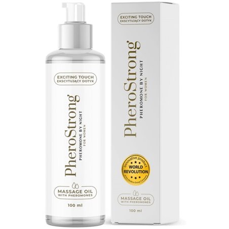Pherostrong - Pheromone by Night - Olio da Massaggio ai Feromoni per Donna 100 ML